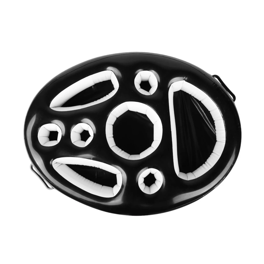 Soporte flotante inflable para bebidas, Enfriador de cerveza, bandeja de Bar, flotador de gran capacidad para piscinas y bañera de hidromasaje