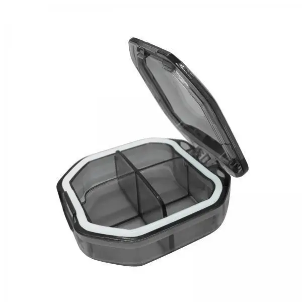 

Маленький портативный водонепроницаемый органайзер для таблеток с разделителями, контейнер для лекарств для путешествий и активного отдыха