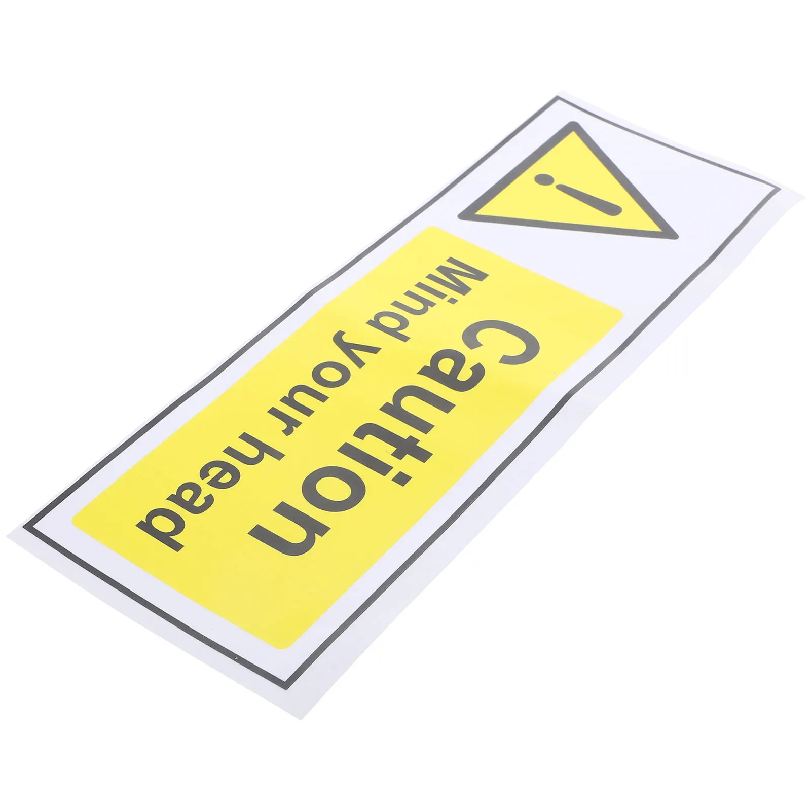 

Safety Warning Stickers 20x6 6cm Self Adhesive PP Material Waterproof Oil Resistant Signs Caution for Equipment