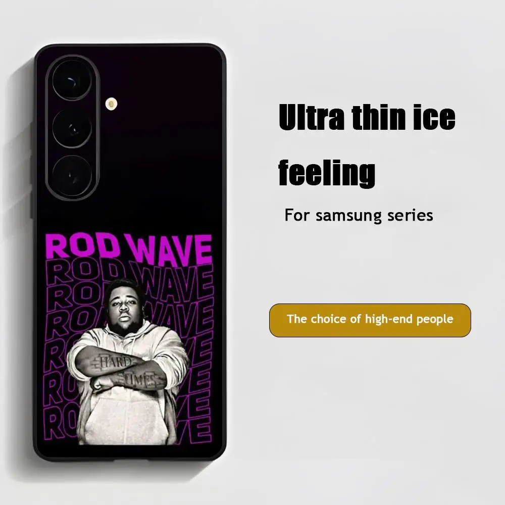 Hot Star R-Rod W-wave Rapper Phone Case For Samsung Galaxy S25 S24 S23 S22 S21 S20 Plus Ultra Note20 Soft Black