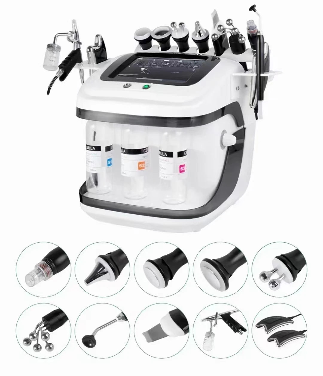 Profesjonalna maszyna do dermabrazji 10 w 1 Hydrofacial Machine Water Aqua Peeling Bubble Machine Oczyszczanie skóry dla salonu piękności 2024