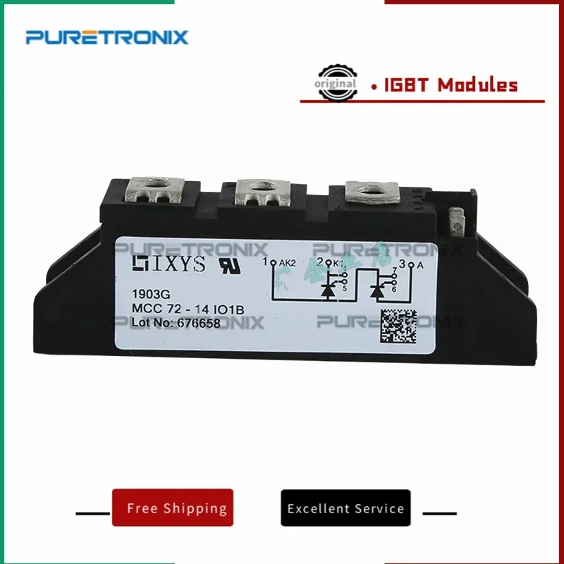 電源モジュールMCC72-08IO1B, MCC72-12IO1B, MCC72-14IO1B, MCC72-16IO1B, MCC72-18IO1B,新品