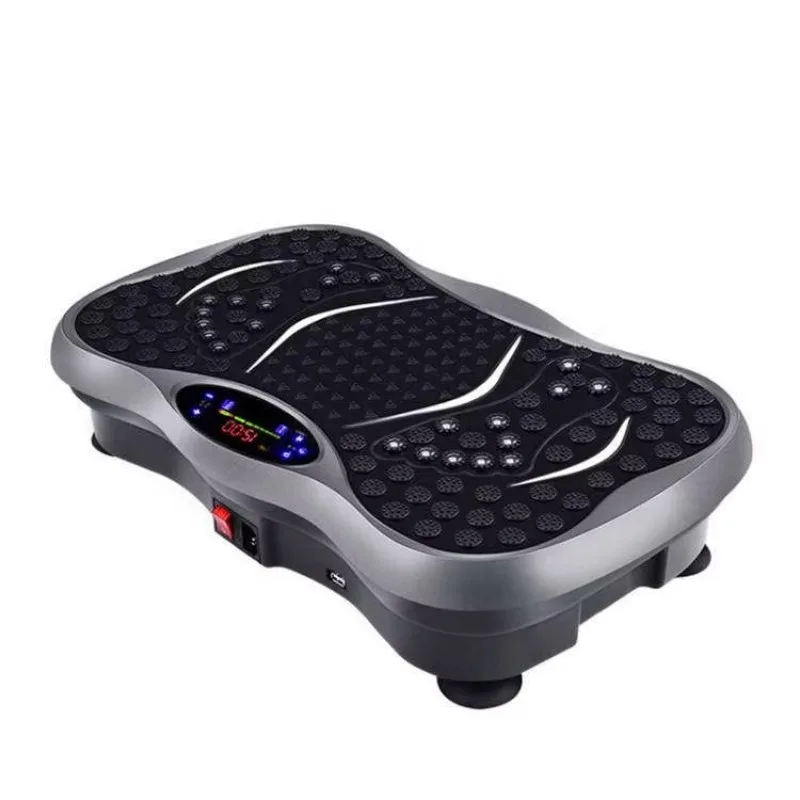 Vertical Electromagnetic Vibration Plate Fitness Platform Exercise Machine Silent Speed Control Weight Loss Fat Burner for Women