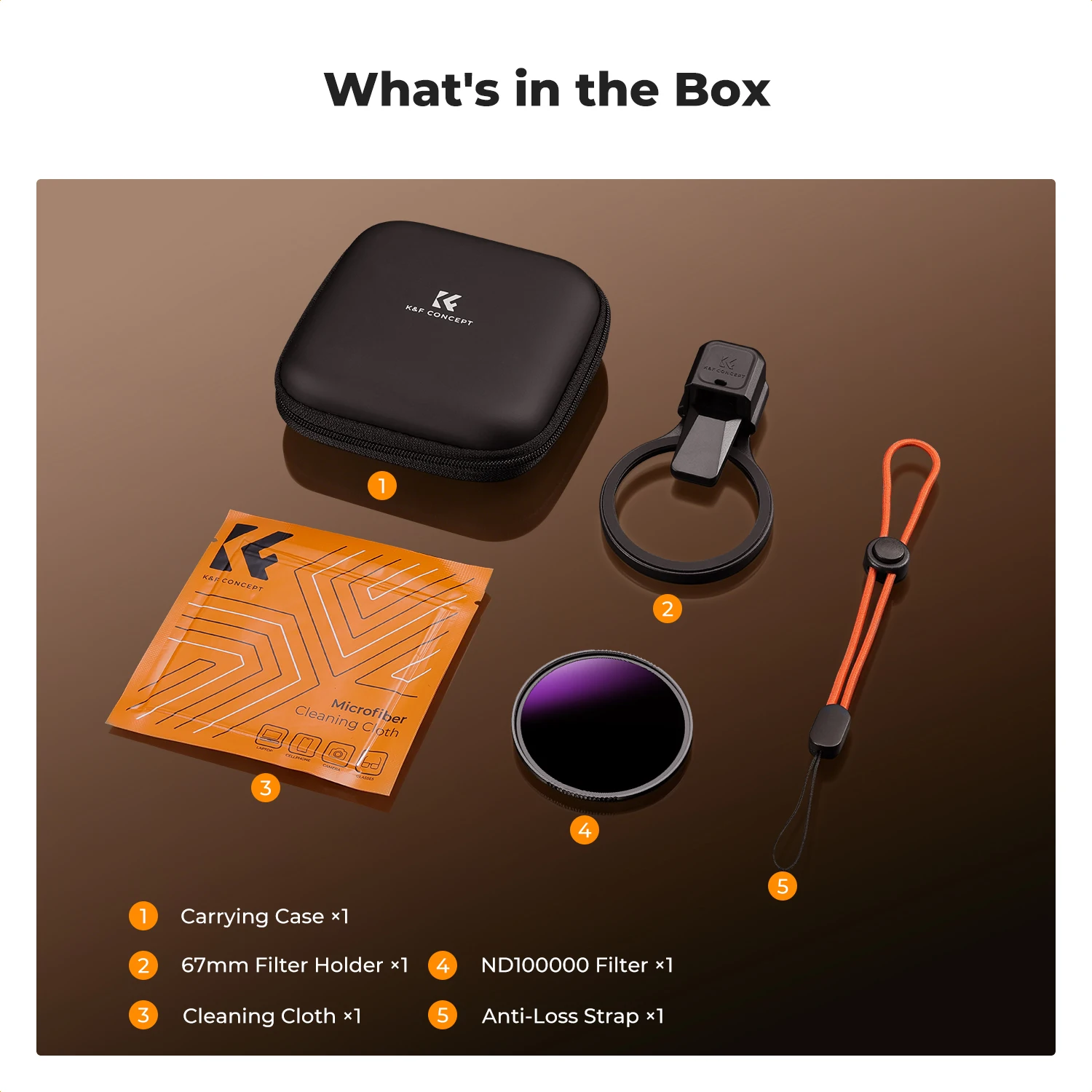 Picture 7: K&F CONCEPT ND100000 Solar Eclipse Smartphone Filter 58mm 67mm Universal Snap-on Mobile Clip Adapter for iPhone Xiaomi Samsung