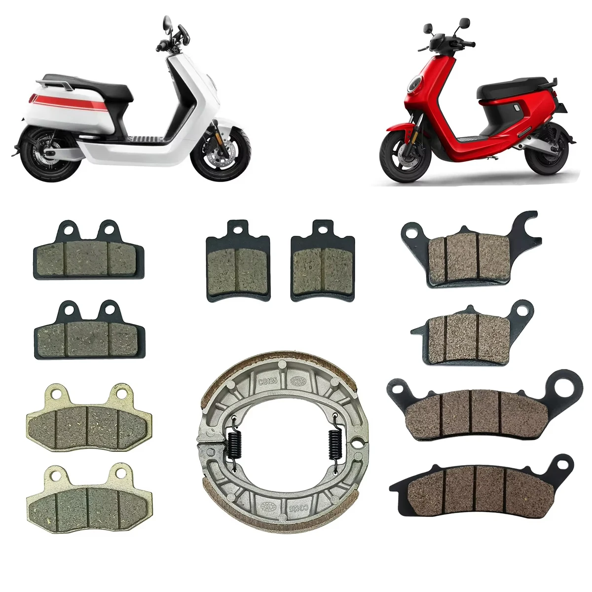 

Оригинальная передняя и тормозная колодка для электрического мотоцикла для Niu N1 N1s NQI NGT M1 M2 M + U1 Um Us дисковые тормозные колодки