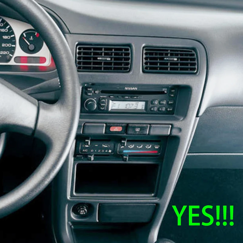 7'' For Nissan Sentra 1995-1999 Car Radio 4G SIM Wireless Android 15 Auto GPS Google Map 2DIN BT Steering Wheel Control FM Wifi