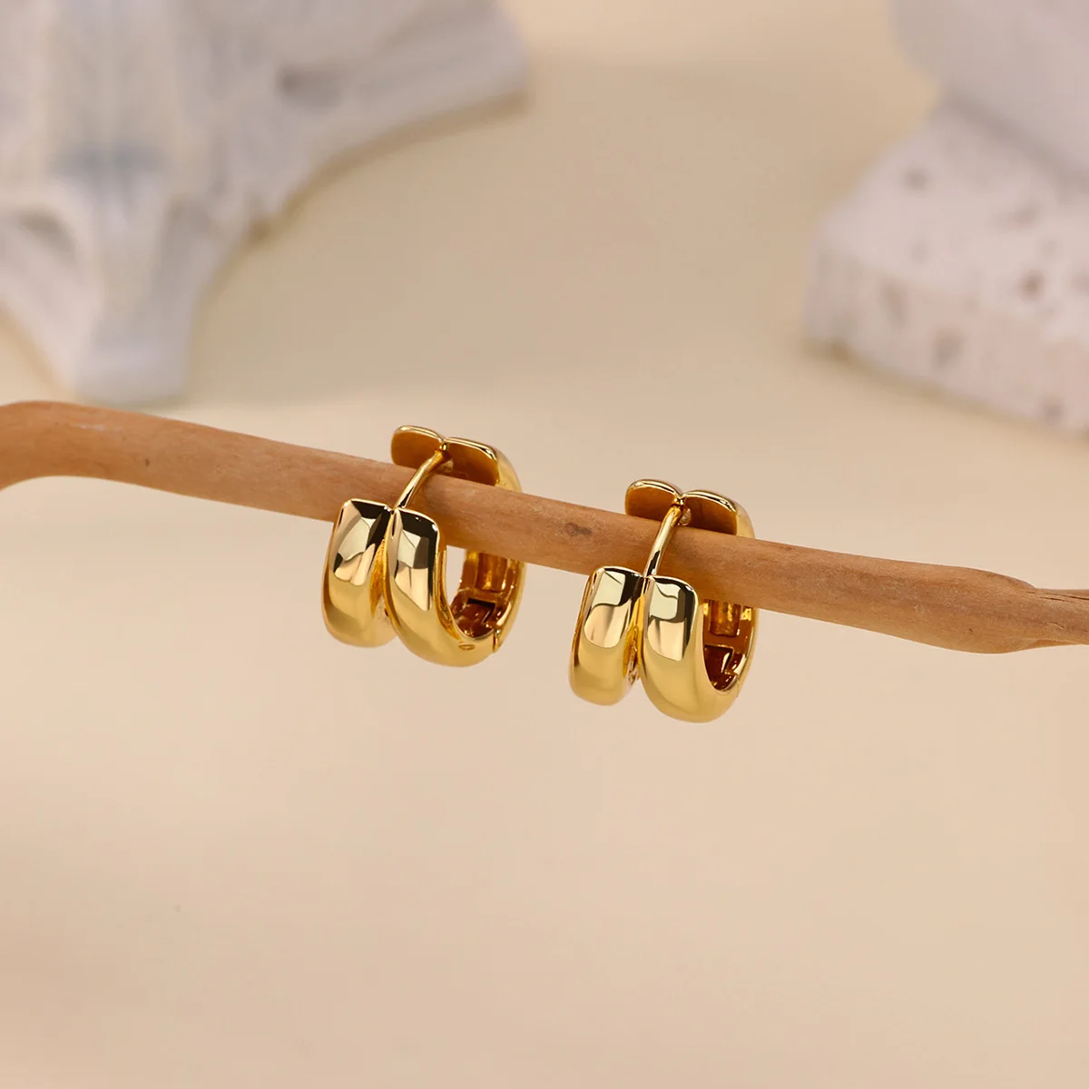 Classic Earrings for Women Girls 316L Stainless Steel Earrings Vintage Female Ocean Aesthetic Female Ear Jewelry aretes mujer