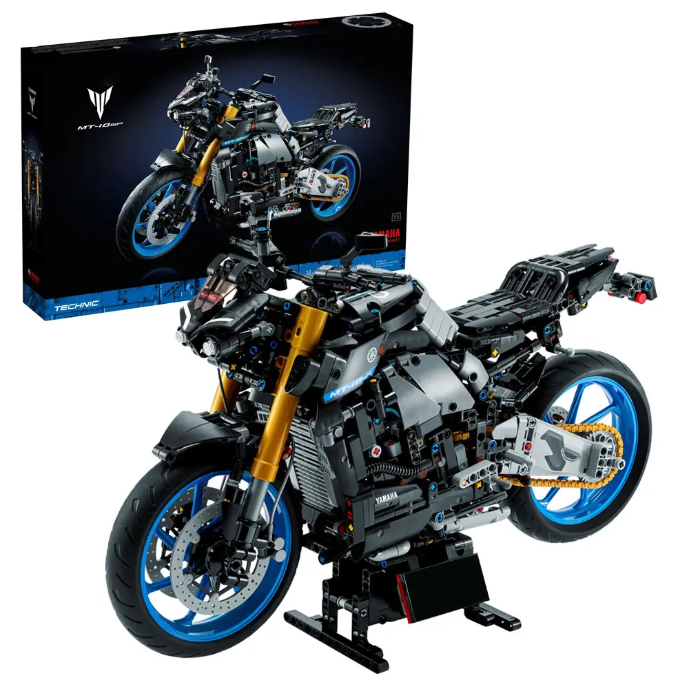 1478 Pezzi Blocchi da Costruzione Tecnici MT-10 SP, Moto da Strada, Mattoncini Assemblabili, Giocattolo Regalo per Bambini e Adulti