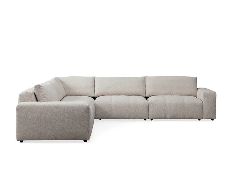 

For Luxury Fabric Home Furniture Customization l Shaped Sectional Sofa Set Modern Design Couch Living Room Sofas