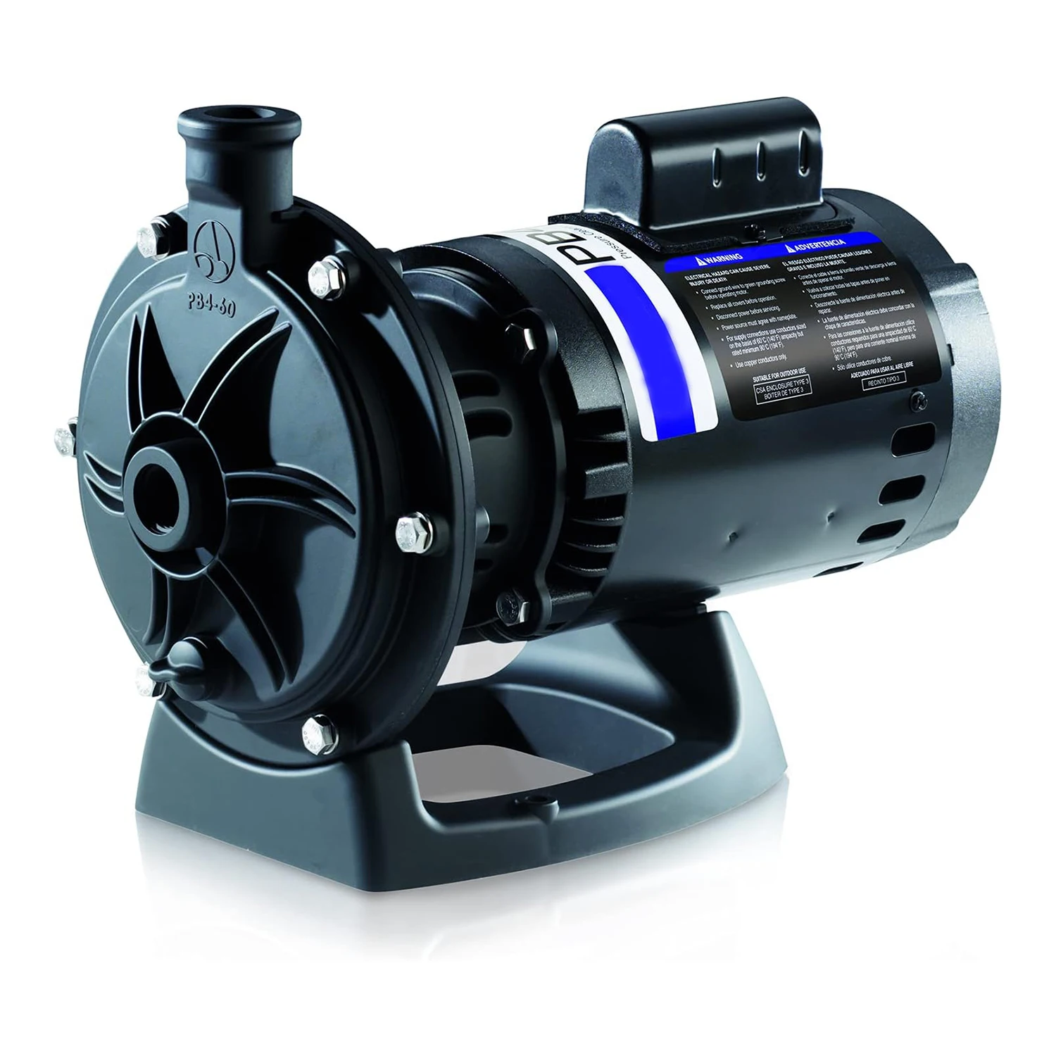 For PB4-60 Booster Pump With 60-Hertz Motor 3/4 HP Booster Pump Powers Pressure-Side Cleaners; Runs On Low-Speed 2-Speed Or Variable Pumps To Save Energy