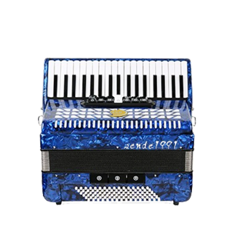 96 Bass 37k Key Three Row Spring Accordion Three Row Spring for Adults and Children Beginners
