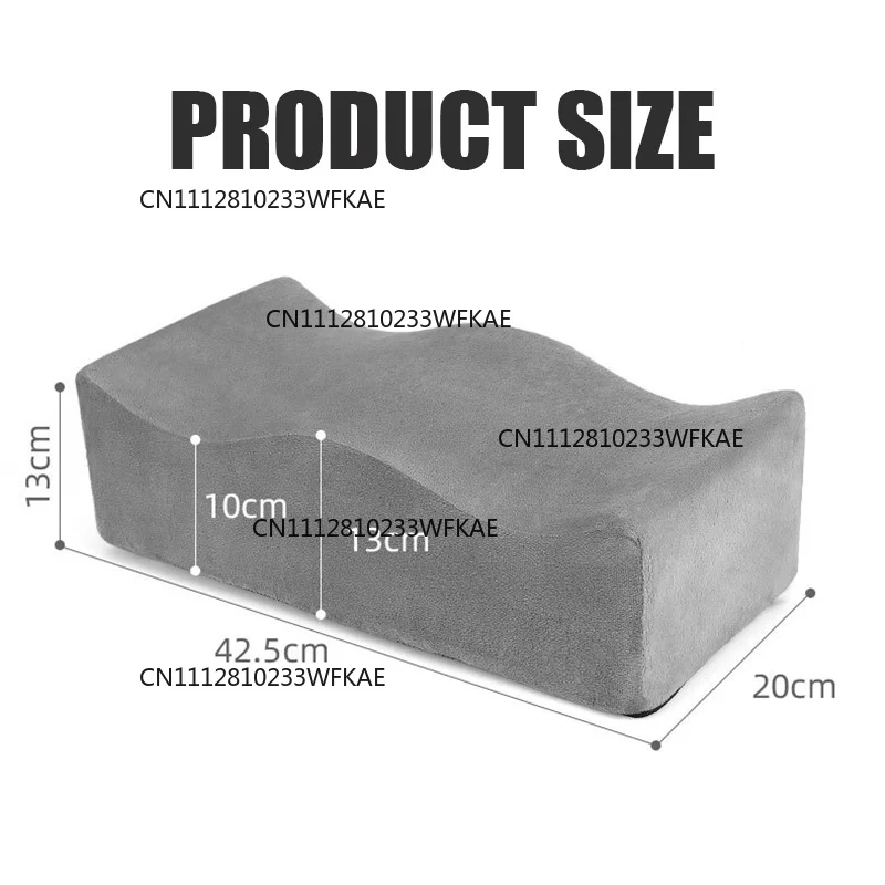 Hip Lift Cushion Hardened Foot Rest Breech Pillow Bbl Pillow Memory Anti Slip Foam Office Household Hip Shaping Cushion