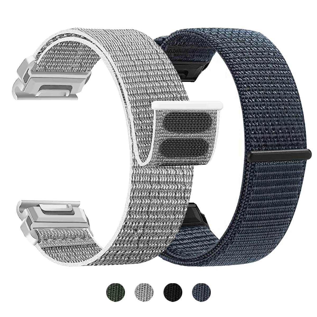 Pulseira de Relógio QuickFit de 26mm 22mm para Garmin Fenix 8 8Pro 7 7X 6 6X 5X 3HR/Forerunner 970 965/Instinct 3 2X/Enduro, Pulseira de Nylon Trançado