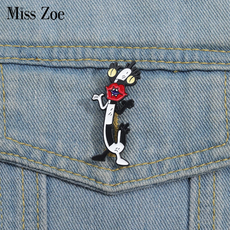 Cartoon Anime Characters Enamel Pins Custom Brooches Lapel Badges Animal Jewelry Gift for Kids Friends