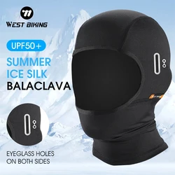 Summer Cool Mask ciclismo passamontagna bici moto escursionismo sciarpa pesca Sport all'aria aperta protezione solare cappello di seta del ghiaccio copertura del viso