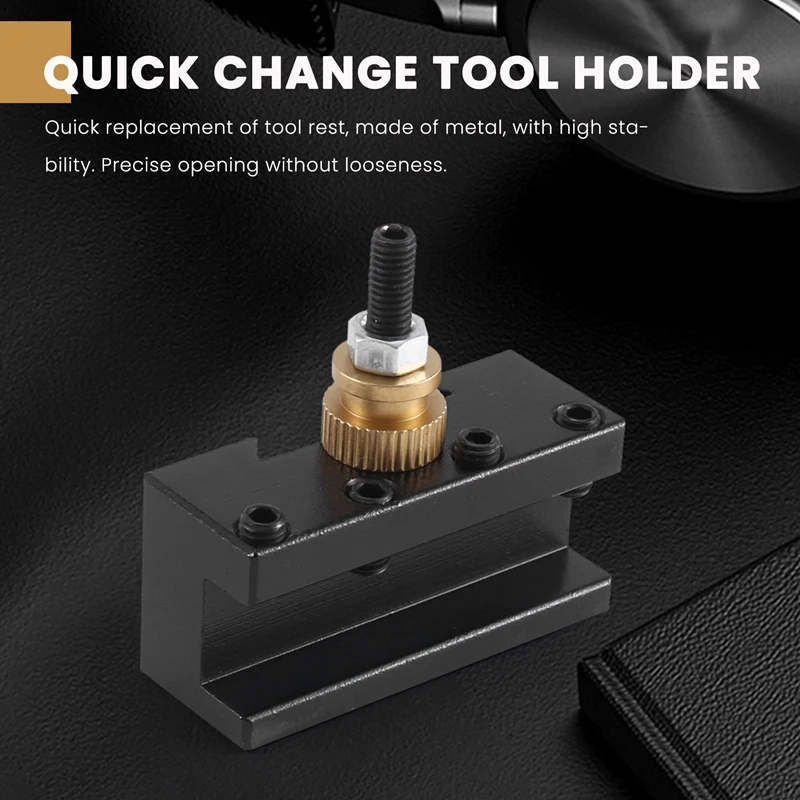 6PCS Tooling Package Mini Lathe Quick Change Tool Post & Holders Multifid Tool Holder