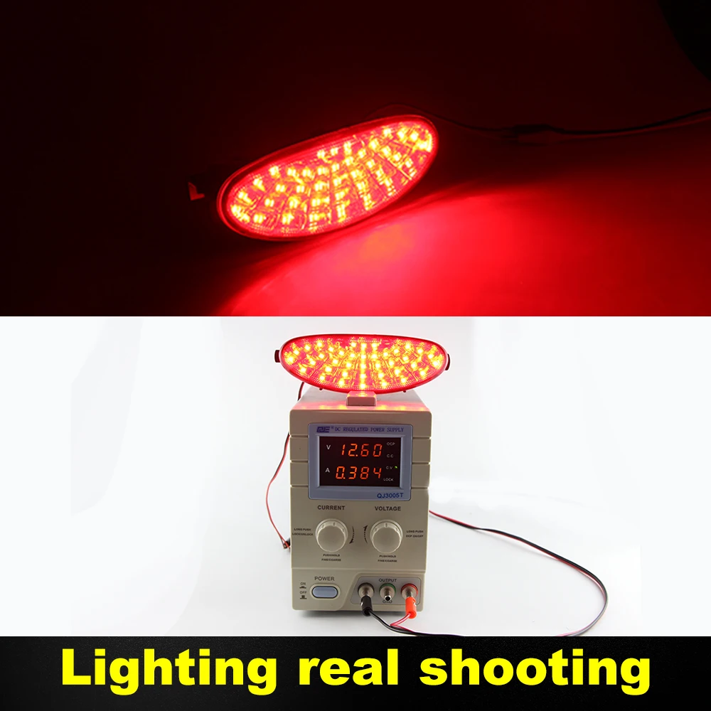 1 unidad de lámpara LED de advertencia de parada trasera de alto nivel, tercera luz de alerón de freno para Peugeot 206 CC SW GTi 2002-2006, accesorios OEM # :6351K5