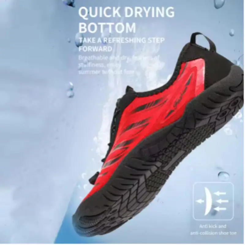 الصيف الرجال النساء أحذية مقاومة للماء سريعة الجافة السباحة تسلق الدراجات المشي لمسافات طويلة الرياضة برمائية أكوا بيرفوت في الهواء الطلق المياه Canyoning #3