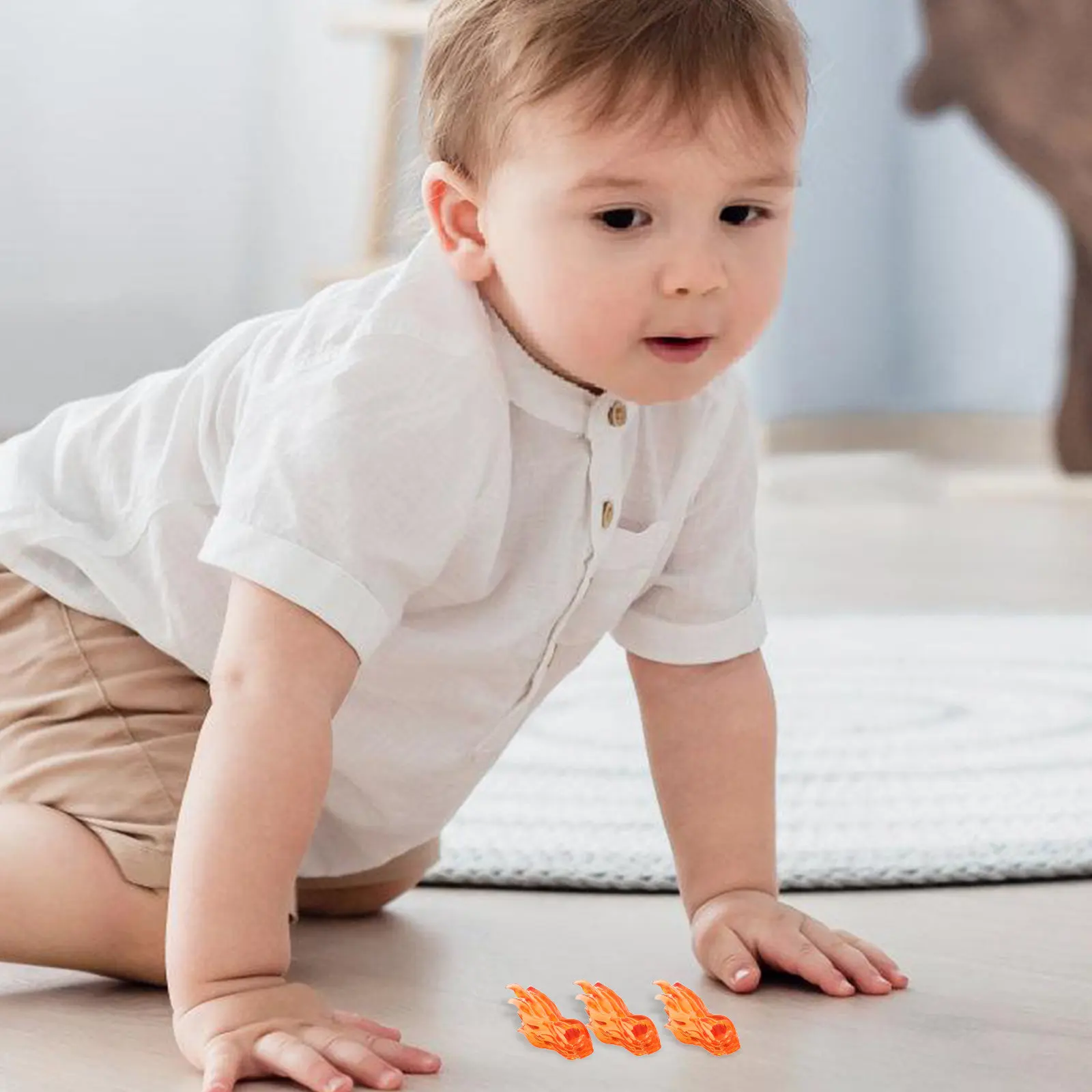 4-teiliges Bausteine-Zubehör für Actionfiguren, lebendige Feuereffekte, Modelle, kreatives Spielen für Kinder, Mini-Requisiten, pädagogischer Spaß