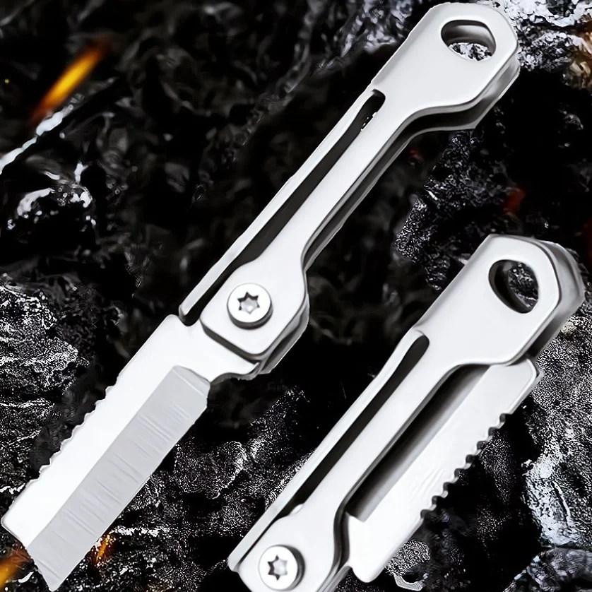 1PC RVS Mini Vouwbaar Zakgeree - Keychain Multi Tool recensie en prijs