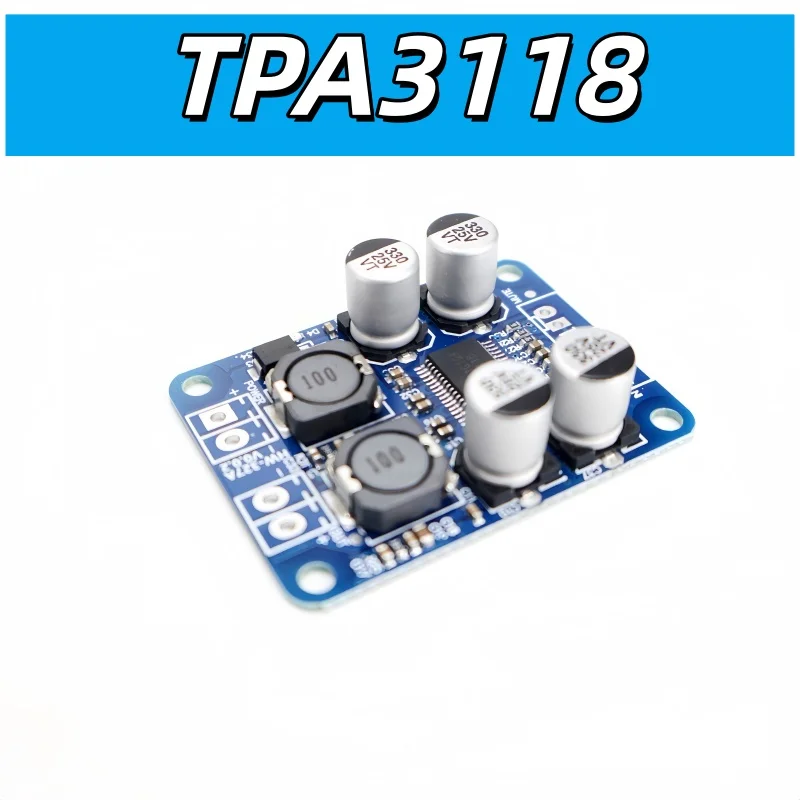 TPA3118 Mono 60W Digital Amplifier Board Class D High Efficiency 12V-24V Wide Voltage Car Audio Active Speaker