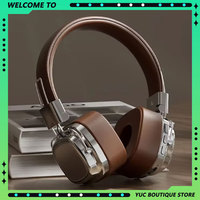 New Retro Stereo Sounds Bluetooth 5.3 Low Latency Headphones Bluetooth Wireless Minimalist Style Foldable Earphones for Gaming