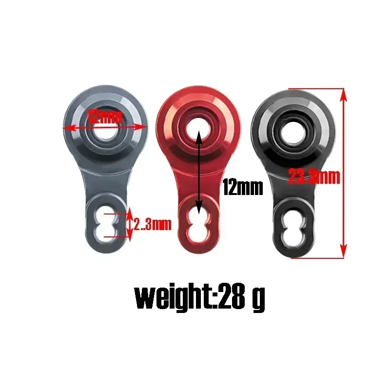 25T регулируемый демпфирующий сервопривод из алюминиевого сплава для 1:10 RC гусеничного автомобиля TRX4 TRX6, обновленные детали