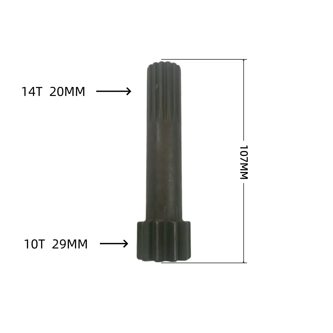 

Подходит для первичных шестерен редуктора ходового двигателя мини-экскаватора - 10/14T