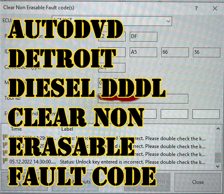 

AutoDVD Detroit Diesel DDDL Clear Non Erasable Fault Code Keygen UNLOCK