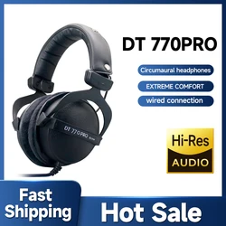 DT770 PRO HiFi Professional Recording Earphones Closed Monitoring Headworn Headphones