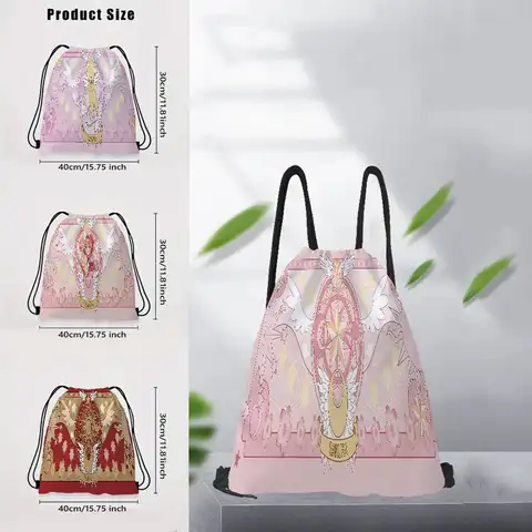 C-Cardcaptor Sakura niño impreso cordón para bolsa de compras hombres mujeres fútbol deportes gimnasio almacenamiento Yoga mochila
