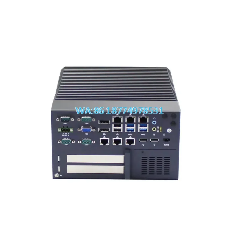 Wmwmnu for 6th to 9th Gen Box PC with 2 PCIe PCI Slots 4COM RS232 RS485 Wall Mounting Embedded Computer in Stock
