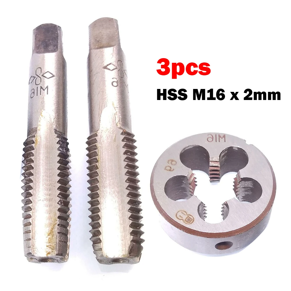 HSS Tool Package Three Piece Assembly Engineered Specifically to Handle Standard Two Millimeter Metrics with Precision