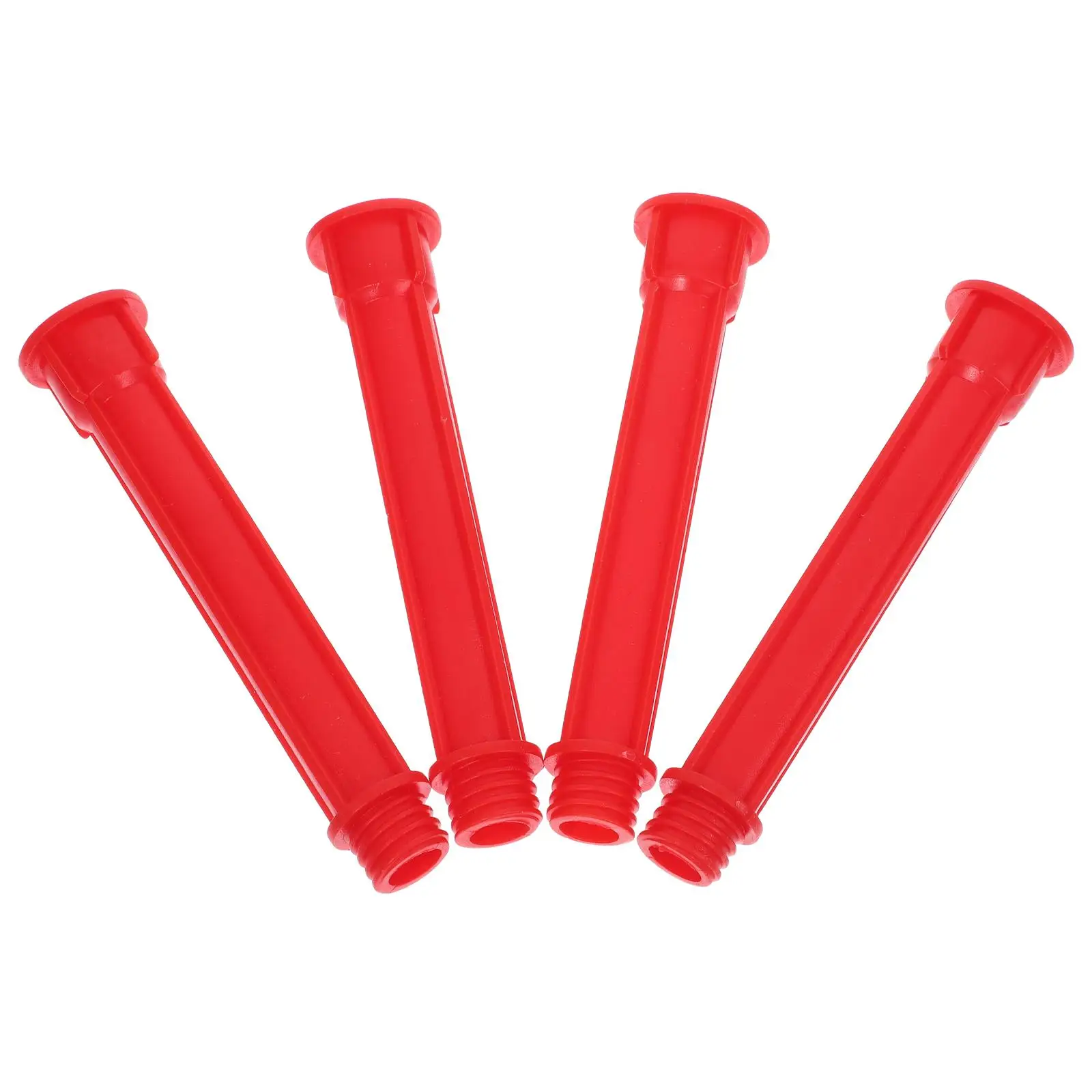 

4pcs Extended Reach Caulking Nozzle Tips for Structural Adhesives Reusable Applicator Tube Long Spout Plastic Hardware