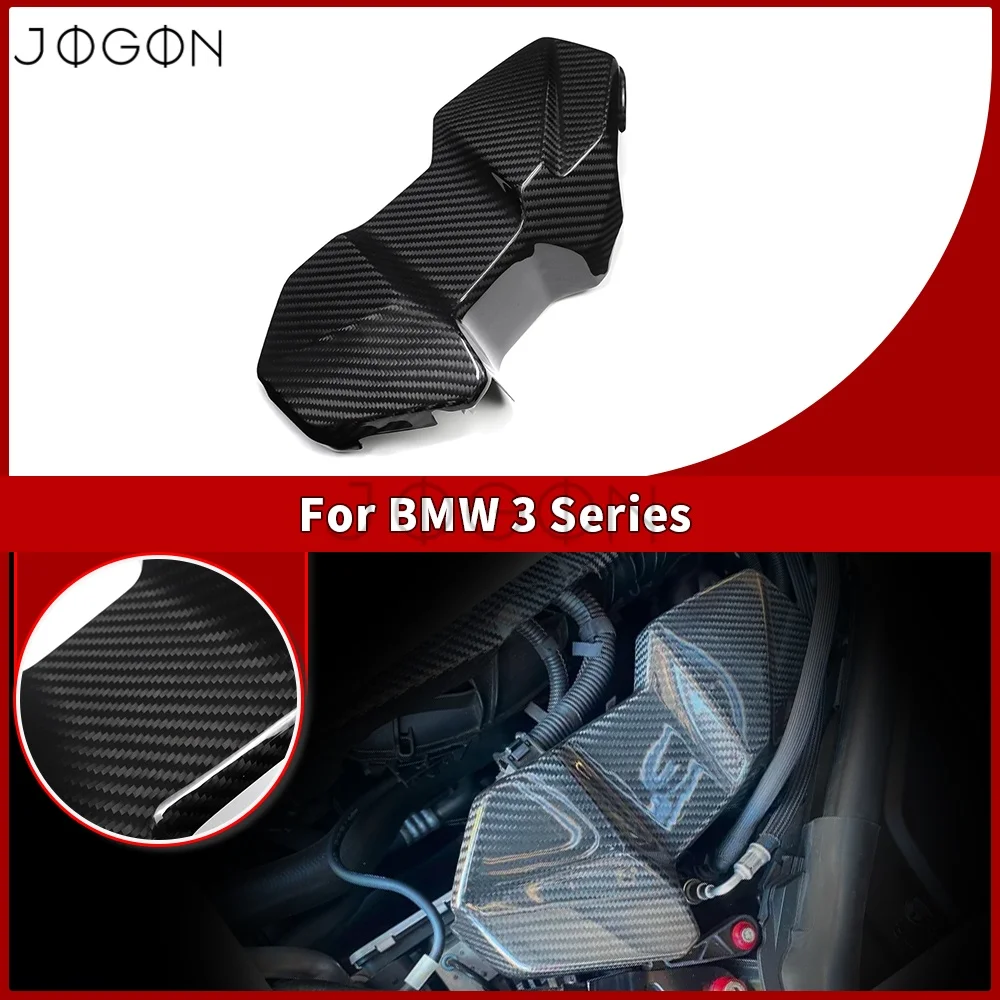 For BMW G20 G21 G22 G23 G26 M340i M440i B58 B48 2020-2024 ECU Battery Erminal Cover Dry Carbon Fiber Car Accessories