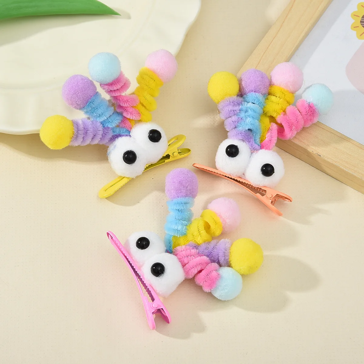 5 Stück Quicksand BB-Clips, Kinder-Haarspangen, Haarspangen für Mädchen-Ponyfrisuren, kleine Haarnadeln, Baby-Haaraccessoires, hochwertig – Detail 6