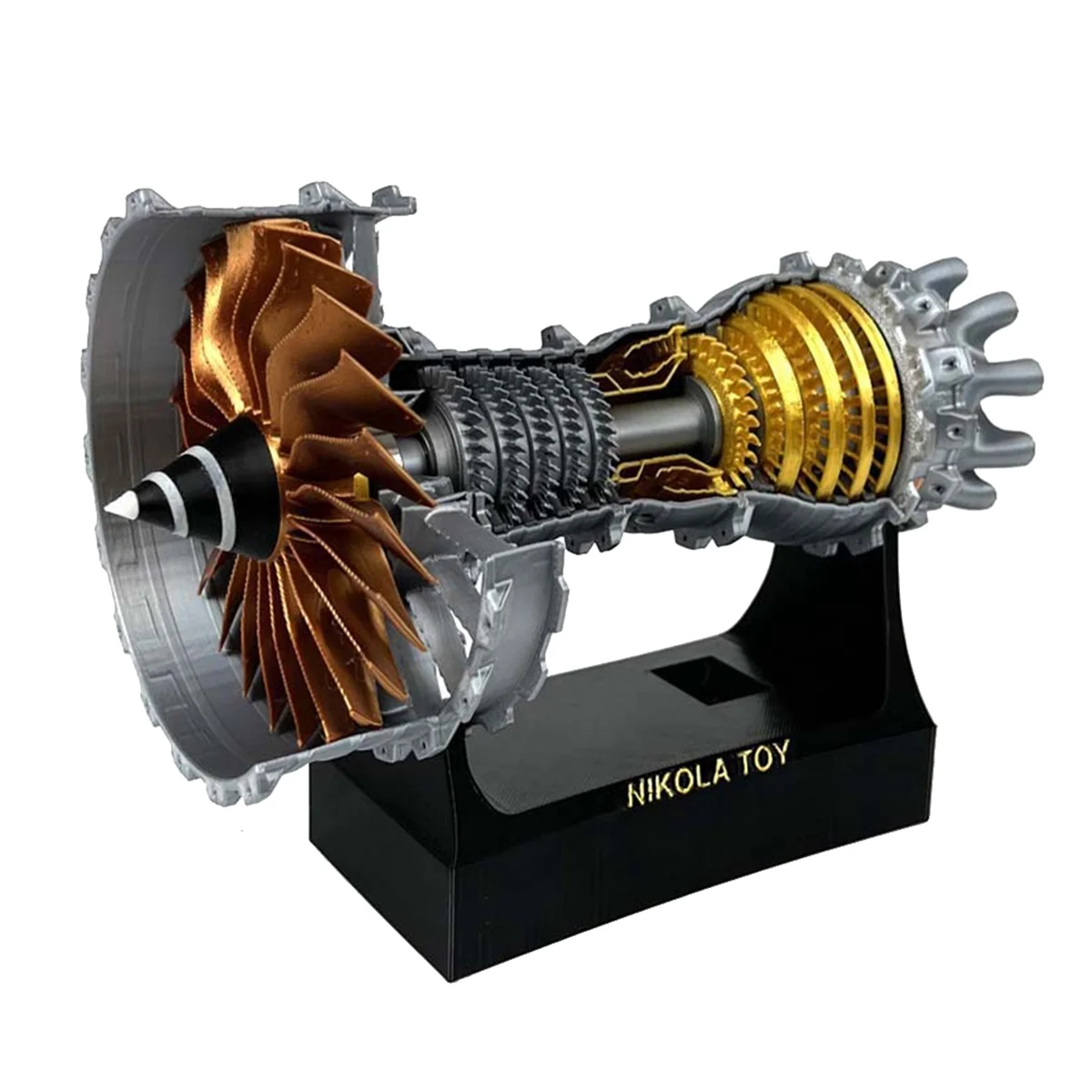 TR900 Turbofan Engine Model Aircraft Engine Kit Turbojet Engine Model Adult Mechanical Science Education Toy