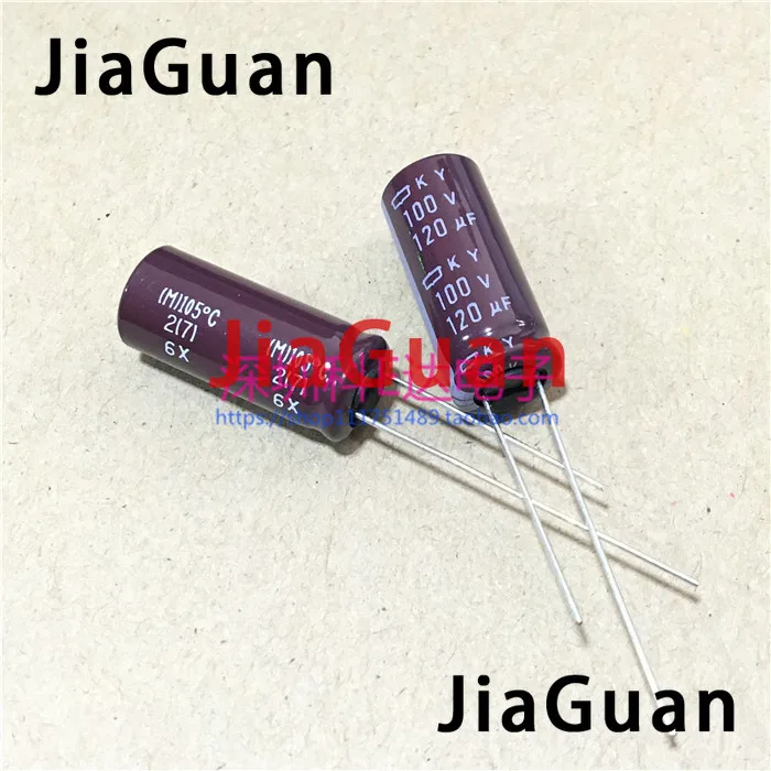 20pcs NEW CHEMI-CON NIPPON KY 100V120UF 10x25MM electrolytic Capacitor 120UF 100V NCC ky 100v 120uf