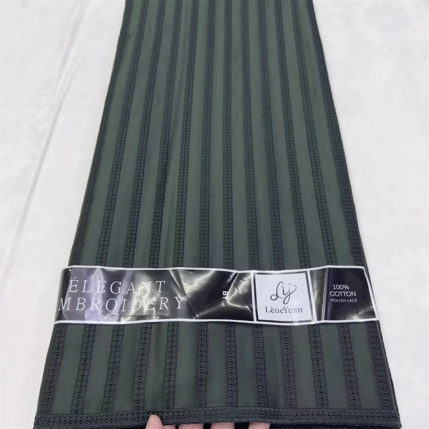 

Чистый цвет Дубай, 100% хлопок, кружево, нигерийская ткань, вышивка, 5 ярдов, африканская кружевная ткань, 2025 г., высокое качество, швейцарское шитье для мужчин