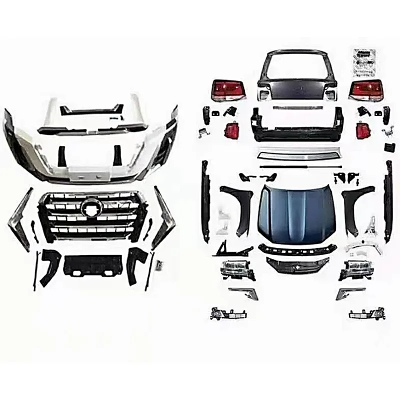 

accessories car auto body kits for land cruiser lc200 2008-2015 old style change to Limgene facelift with high quality