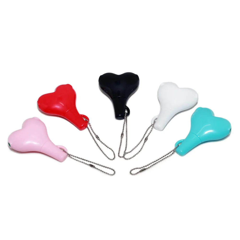 Cute Heart Shaped 3.5mm Splitter Adapter 2 Way Stereo Device for Friends Family Portable Keychain Compatible