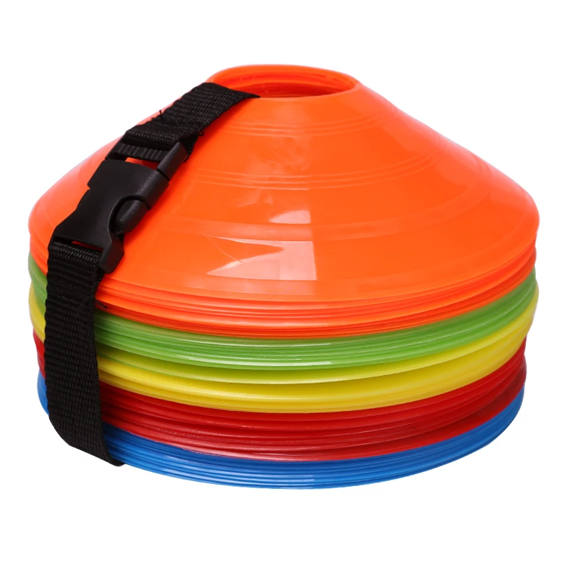 25PCS 50PCS High Quality Bodybuilding Agility Disc Cones Field Marker Football Training Disc Soccer Cones