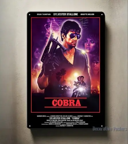 Film-Metallposter – Sammlerblechschild – 20 x 30 cm – Aluminium