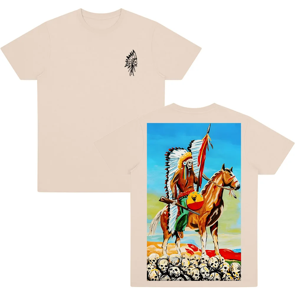 انتقم سبعة أضعاف ماجيك الجرافيك تي شيرت موضة الرجال النساء الملابس خمر Harajuku العصرية المحملة القطن Crewneck تي شيرت غير رسمي #2