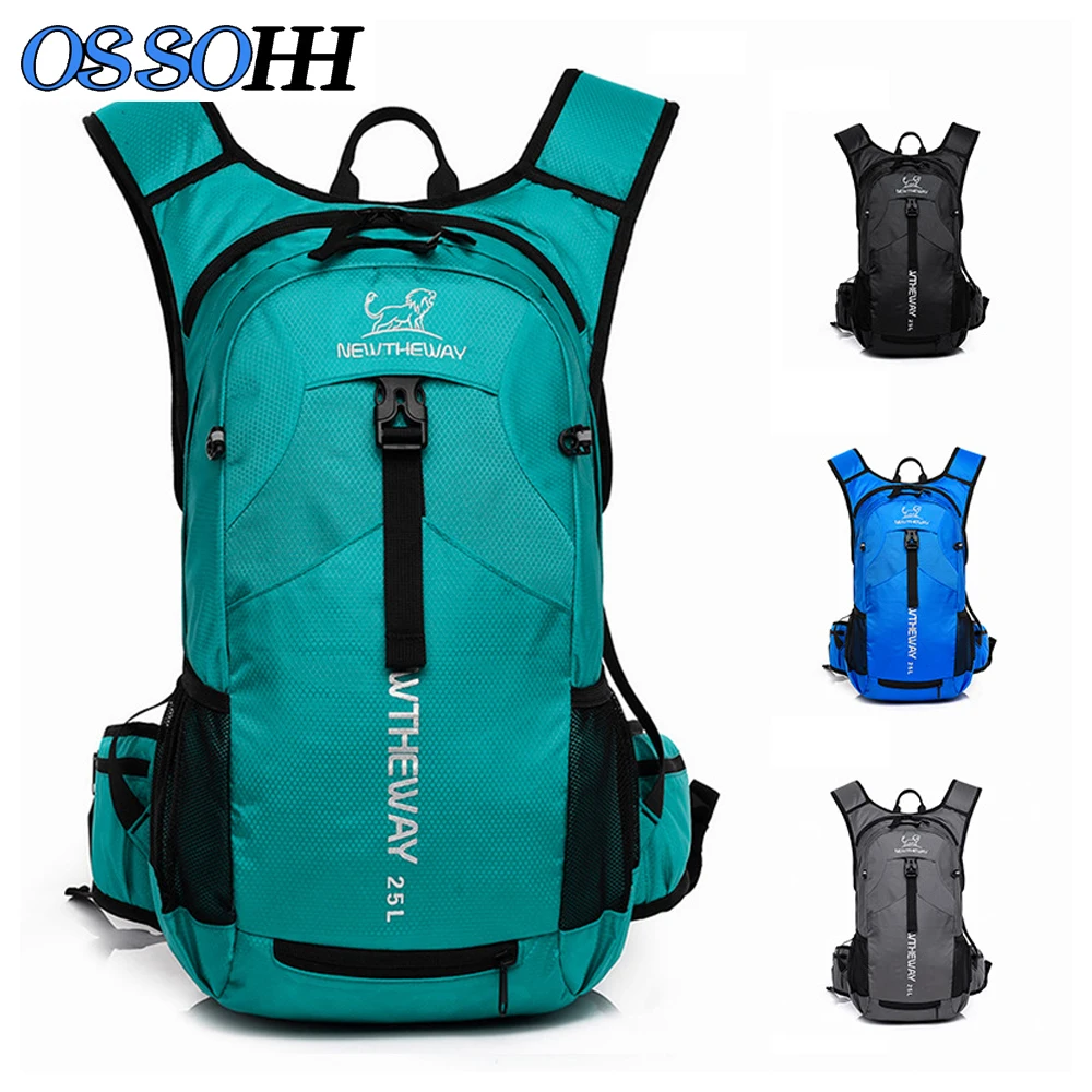 1個入り-ハイキングバックパック-小型、25l-軽量トラベルデイパック-通気性のあるバックパッキングバックパック-男女兼用