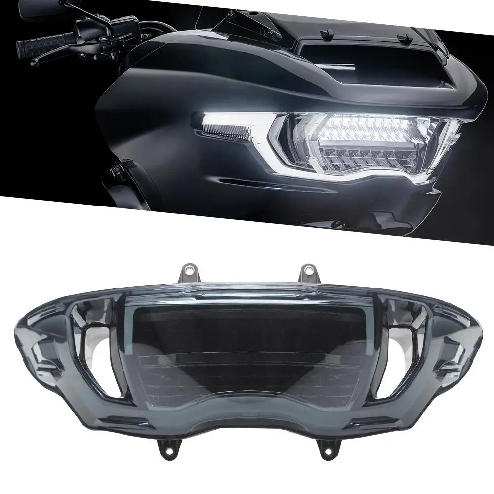 LED Front Headlight Assembly High Beam / Low Beam Motorcycle Part For Harley Touring Road Glide CVO/SE FLTRXSE 2023 2024 2025
