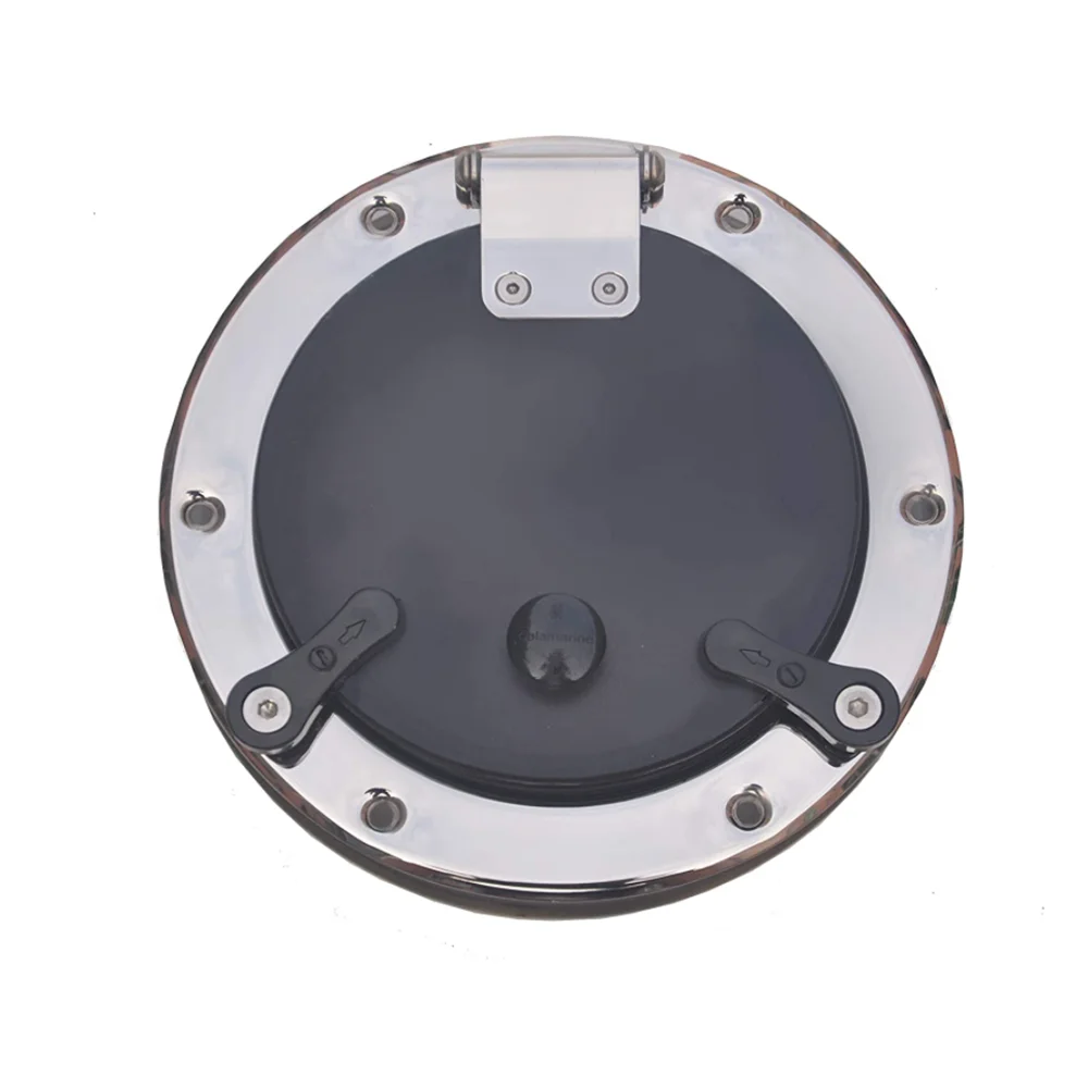 New Round Stainless Steel Porthole Hatch Cover for Boat Deck with Acrylic Marine Windows  Made in China - view 4
