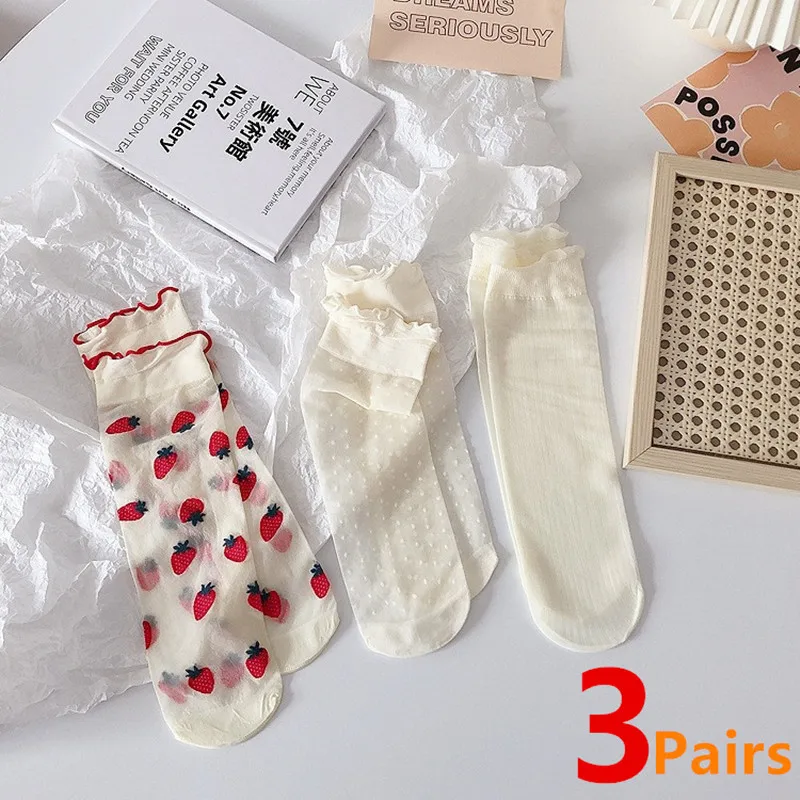 3Pairs/Lot Baby Girls Knee High Socks Long Soft Lace Stuff Princess Sock Ruffle 2-12Years Kids Cute Girl Socks