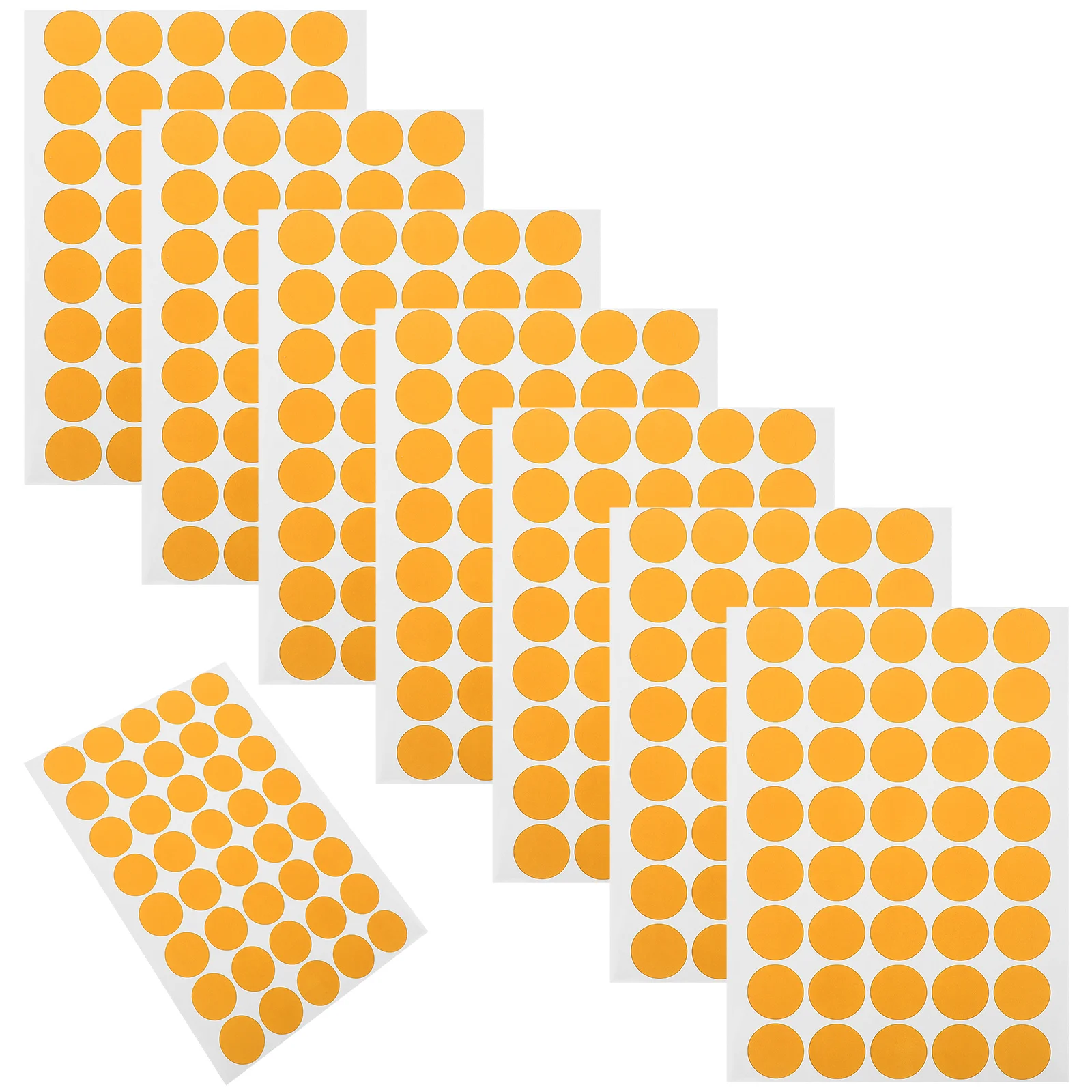 Цветные наклейки в горошек, 10 листов, этикетки с цветным кодированием «сделай сам», для банок, бутылок, контейнеров, легко отслаивающиеся, без остатков, цветные наклейки в горошек