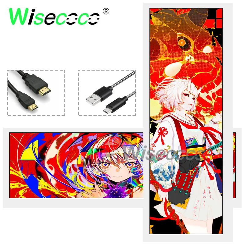 き*る様 Wisecoco ディスプレイ モニター 本体 薄い 7.8 き*る様